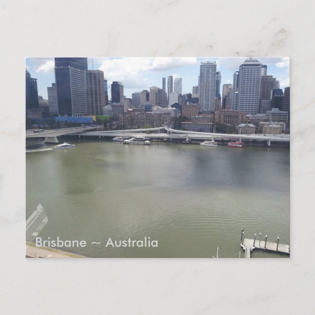 Brisbane River, Brisbane, Queensland, Australien ( Postkarte (Vorderseite)