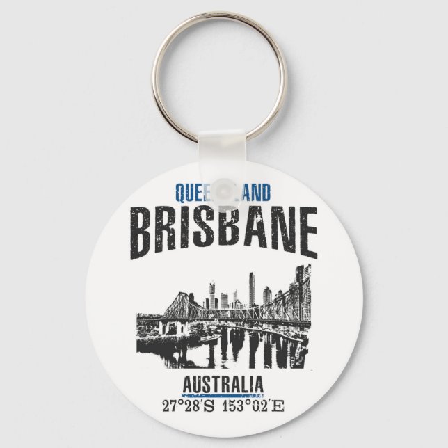 Brisbane Schlüsselanhänger (Vorderseite)