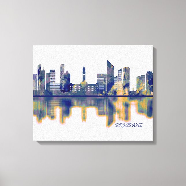 Brisbane Skyline Leinwanddruck (Vorderseite)