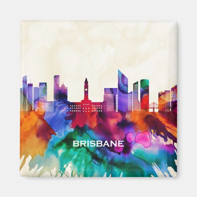 Brisbane Skyline Magnet (Vorne)