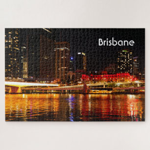 Brisbane: Stadtlichter bei Nacht