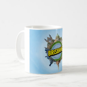 Brisbane winzig kleine Planet Wahrzeichen Architek Kaffeetasse