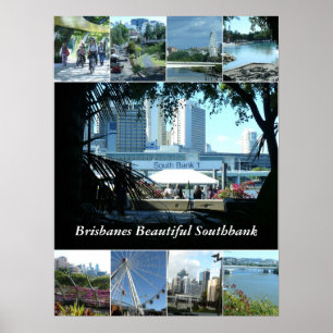 Brisbanes Beautiful Southbank Poster