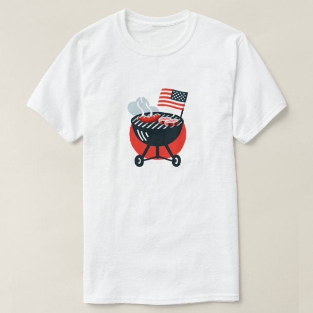 brisket butts ribs & freedom T-Shirt (Design vorne)