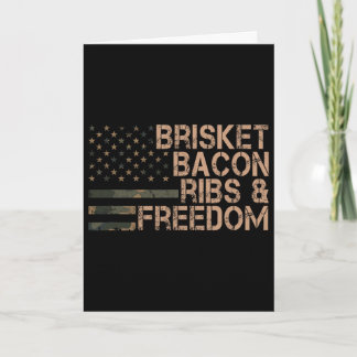 Brisket Con Ribs And Freedom Grill Bbq Lustiges Fl Karte