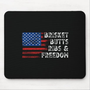 Brisket Hinterns Ribs and Freedom Steak Cooking Be Mousepad