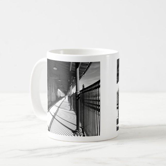 Bristol Bahnhof Bristol Virginia 2 Aussichten Kaffeetasse (Vorderseite Links)