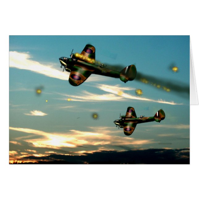 Bristol Blenheim Blankenkarte (Vorderseite (Horizontal))