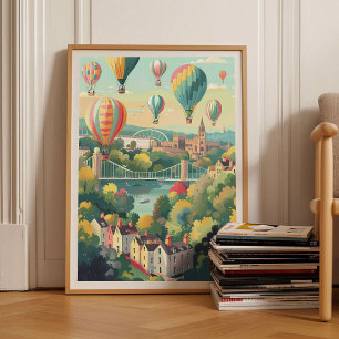 Bristol Druck Bristol Illustration Bristol Reise  Poster