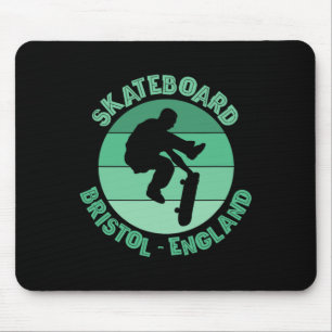 Bristol England Skateboarder Urne Skateboarding 3 Mousepad