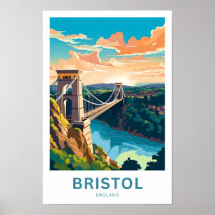 Bristol England Travel Print Poster