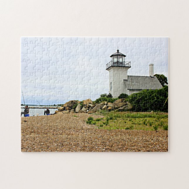 Bristol-Fähren-Leuchtturm, Rhode Island (Horizontal)