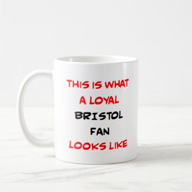 Bristol-Fan, treu Kaffeetasse (Links)