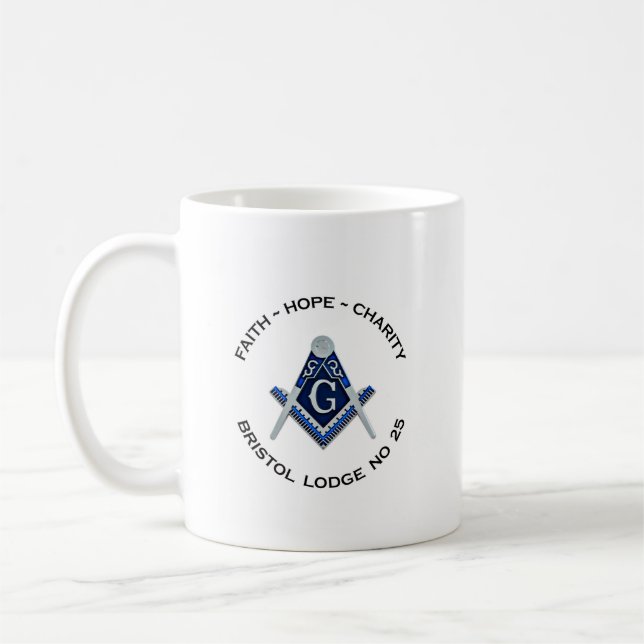 Bristol Masonic Tasse (Links)