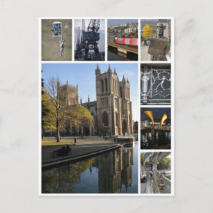 Bristol-Multi-Image-Ansicht Postkarte