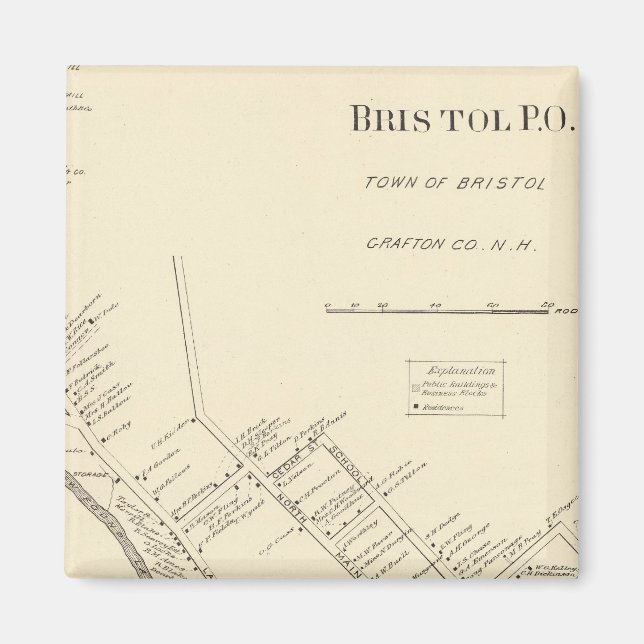 Bristol PO Magnet (Vorne)