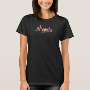 Bristol Uk Aquarell Tulpe Frauen Mädchen Gärtner T-Shirt