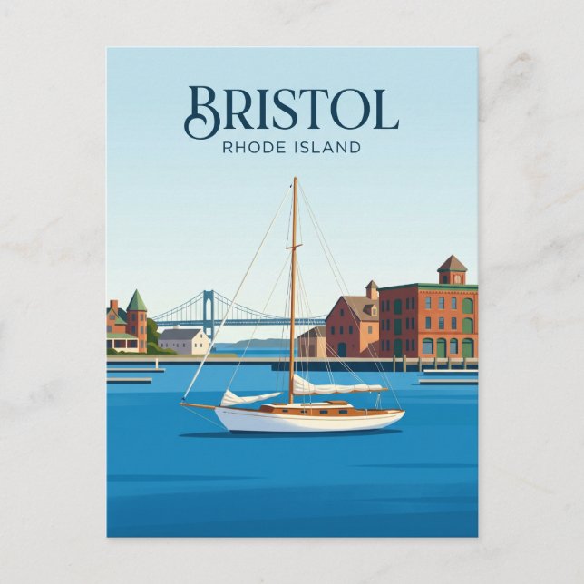 Bristol USA Postkarte (Vorderseite)