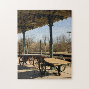 Bristol Va. Gare Freight Wagons puzzle