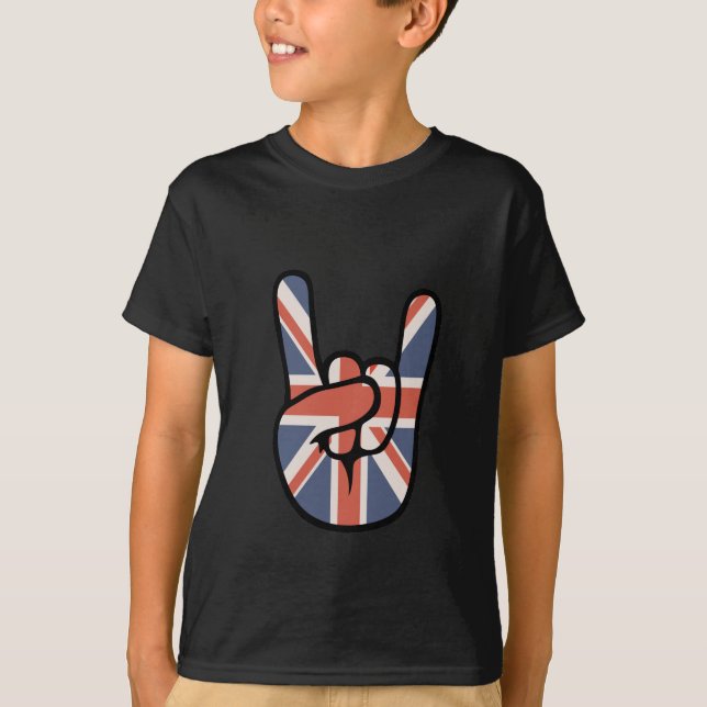 Brit Rock Hand T-Shirt (Vorderseite)
