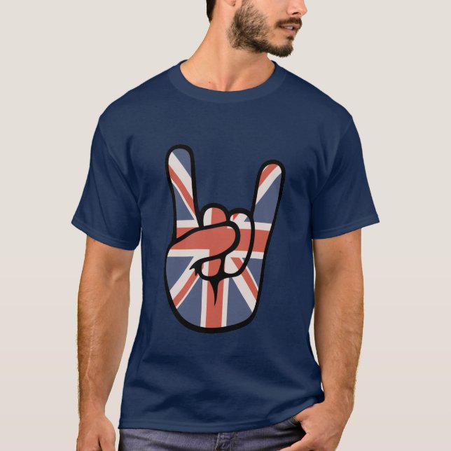 Brit Rock Hand T-Shirt (Vorderseite)