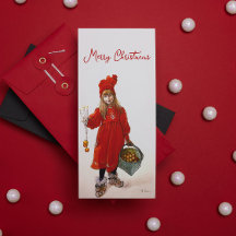 Brita as Iduna Carl Larsson Vintag Art Christmas