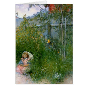 Brita in the Flower Bed c1897