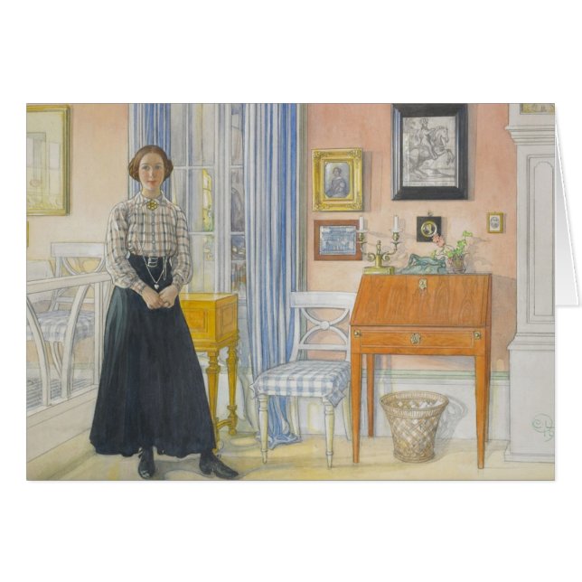 Brita Neben einem Schreibtisch (Vorderseite (Horizontal))