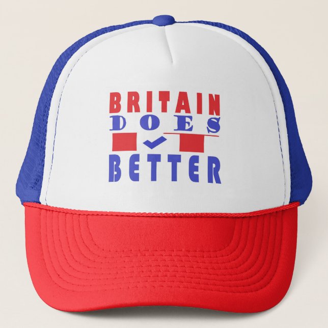 BRITAIN MACHT ES BESSER FÜR SIE KONZENTRIERT TRUCKERKAPPE (Vorderseite)