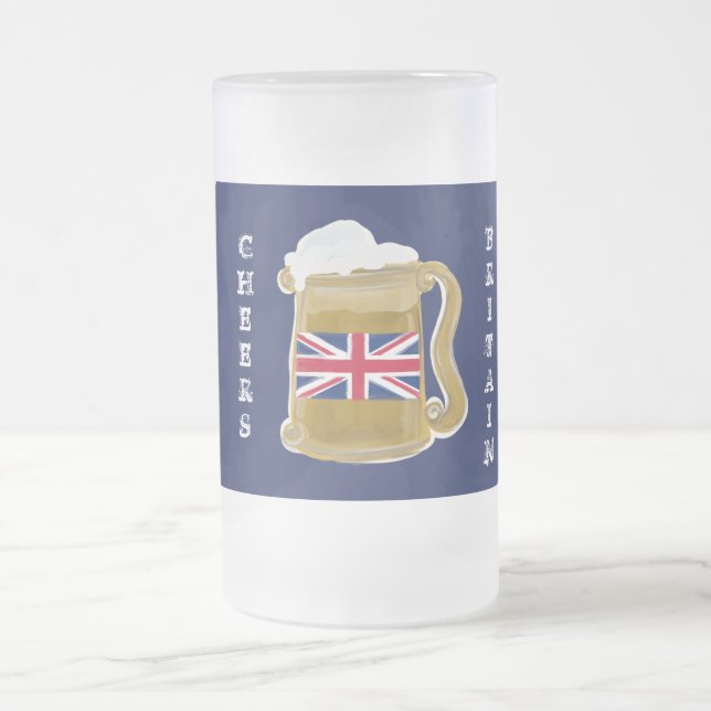 BRITAIN MATTGLAS BIERGLAS (Mittel)
