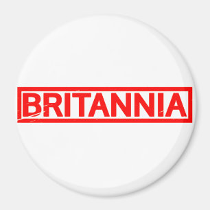 Britannia-Briefmarke Magnet