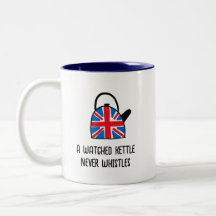 Britanniques Angleterre Union Jack Kettle Tea Mug