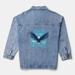 Brite-T Eagle Niemals Aufgeben Erhebe Dich 0019628 Jeansjacke