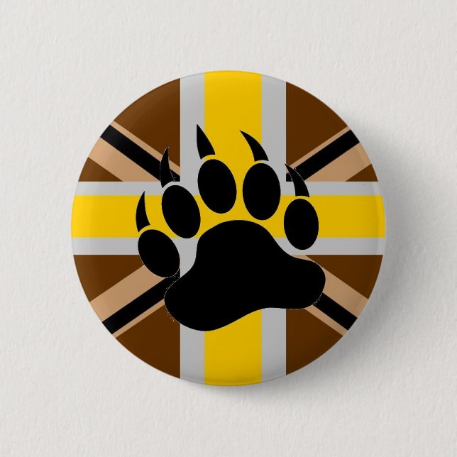Briten-Bärn-Stolz-Flagge Button (Vorderseite)