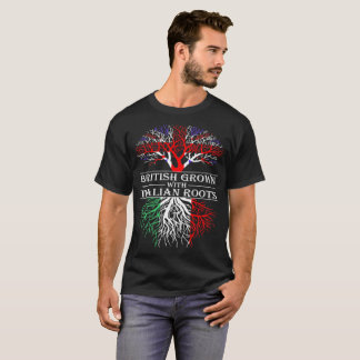 Briten, die mit Italiener gewachsen werden, T-Shirt