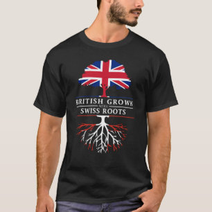 Briten, die mit Schweizer gewachsen werden, T-Shirt