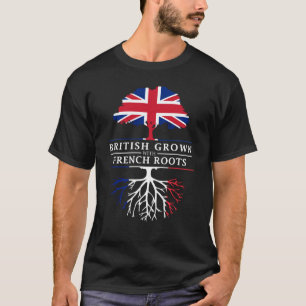Briten gewachsen mit Franzose-Wurzel-   T-Shirt