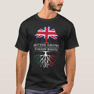 Briten gewachsen mit Italiener-Wurzel- T-Shirt