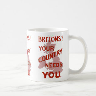 Briten! Ihr Land braucht Sie Kaffeetasse