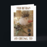 BRITHDAY "ZUR CHRISTMAS-ZEIT" ODER TAG SNOWMAN WIS FEIERTAGSKARTE<br><div class="desc">DAS IST EINE GROSSE KARTE FÜR DEN GEBURTSTAG AM ODER SOGAR AM CHRISTMAS TAG... . JEDE ZEIT IM DEZEMBER WIRD DIESE KARTE SICHER EIN RIESIGES LÄCHELN AUF DAS GEBURTSTAGSGAL ODER DEN TYP BRINGEN. DIESER SNOWMAN IST POSITIV!!!!!! VIELEN DANK, DASS SIE VON EINER MEINER ACHT GESCHICHTEN GESCHAFFEN HABEN UND "IHNEN NUR...</div>