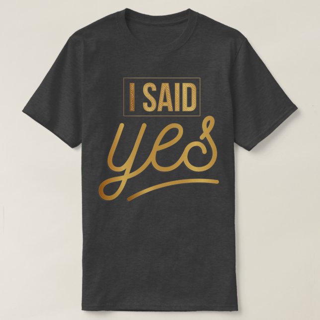 Britin ich sagte ja T-Shirt (Design vorne)