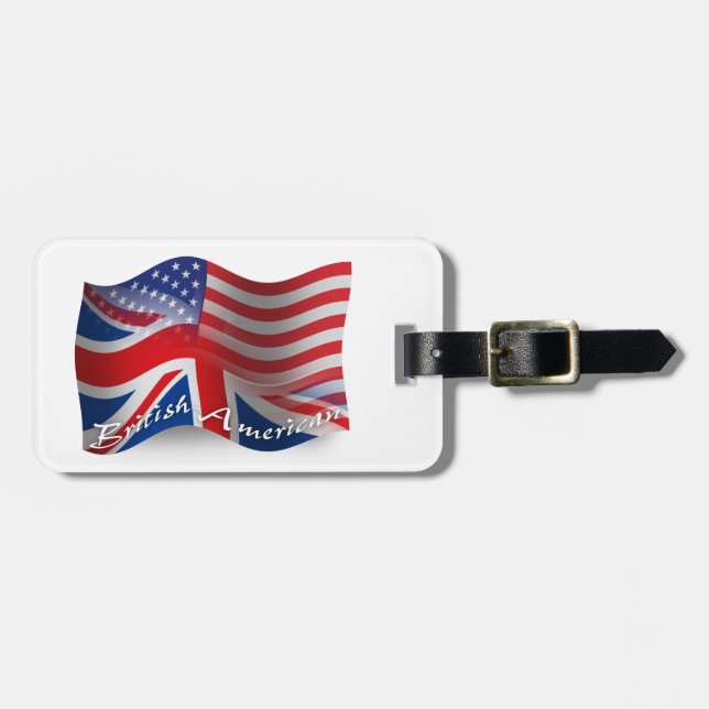 Britisch-Amerikanische wellenartig bewegende Gepäckanhänger (Vorderseite horizontal)