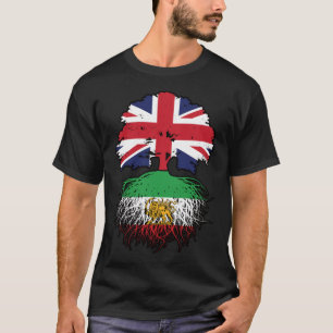 Britisch aufgewachsen, iranische Wurzeln, Löwe und T-Shirt