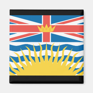 BRITISCH-COLUMBIA-FLAGGE MAGNET