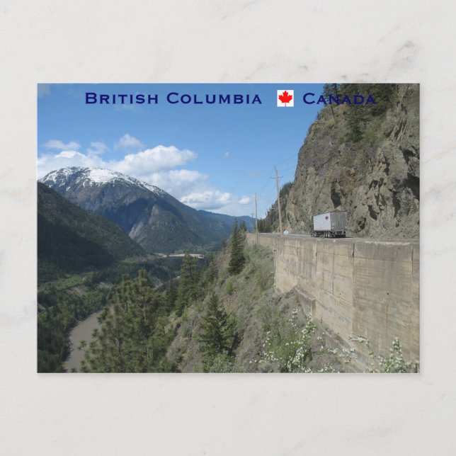 Britisch-Columbia Kanada Postkarte (Vorderseite)