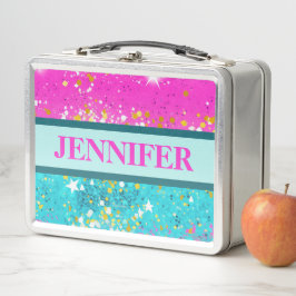 Britisch gefärbtes Metall-Lunchbox Metall Brotdose