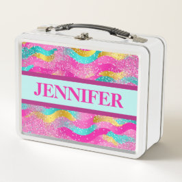 Britisch gefärbtes Metall-Lunchbox Metall Brotdose