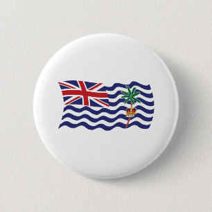 Britisch-Indischer-Ozean-Flagge Knopf Button
