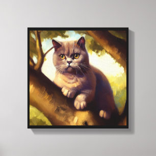 Britisch Kurzhaar Katze Leinwanddruck