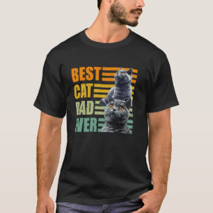 Britisch Kurzhaar Papa BESTER KATZENVATER ALLER ZE T-Shirt